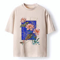 Trendy Japanese lotus t-shirt