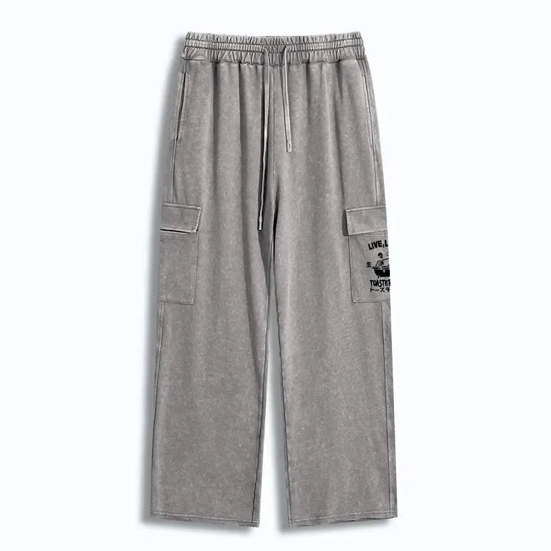 washed sweatpants casual streetwear