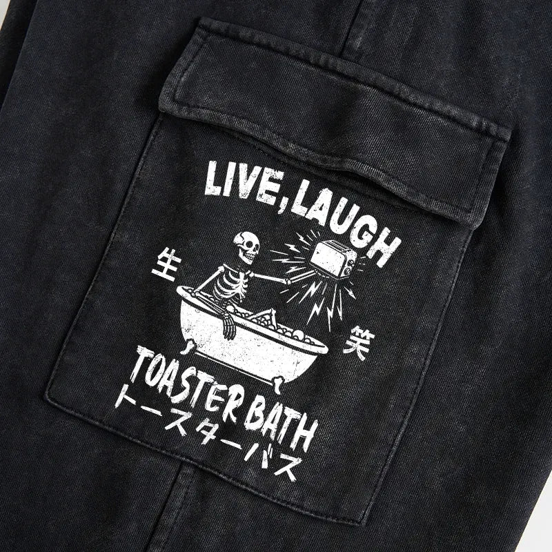 washed sweatpants casual streetwear