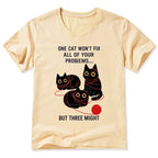 Funny Three Cats T-Shirt Gift Idea