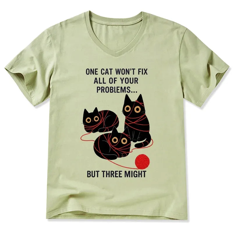 Funny Three Cats T-Shirt Gift Idea