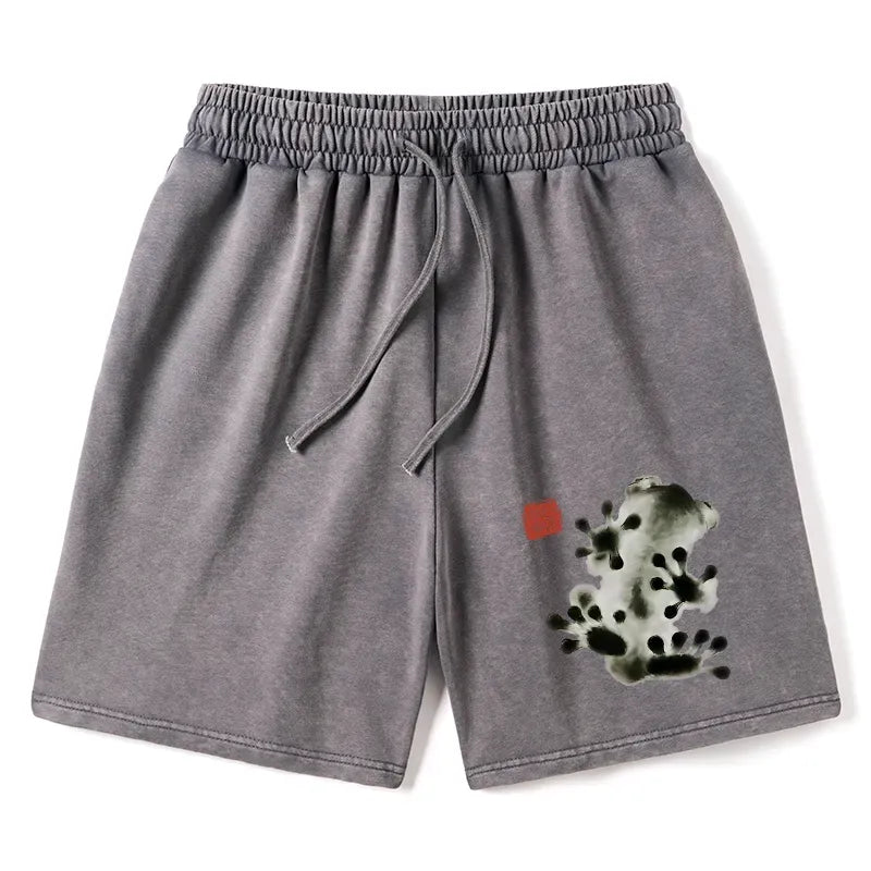 Kyoto Lion Frog Shorts Gift for Him