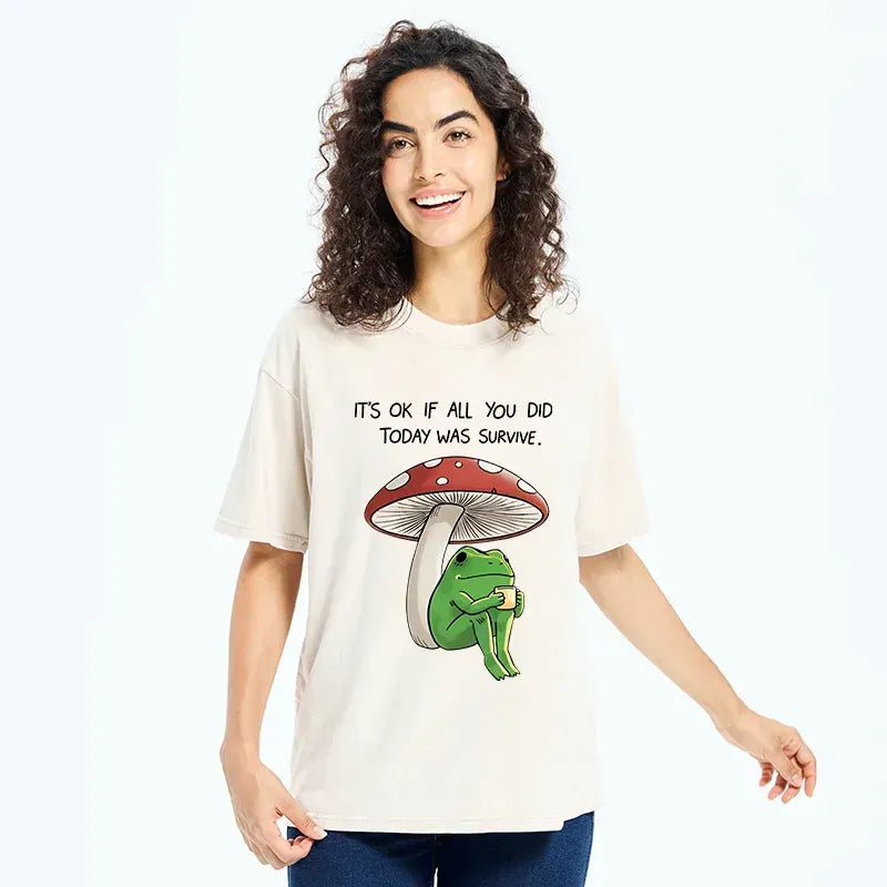 japanese vintage frog tee for street style