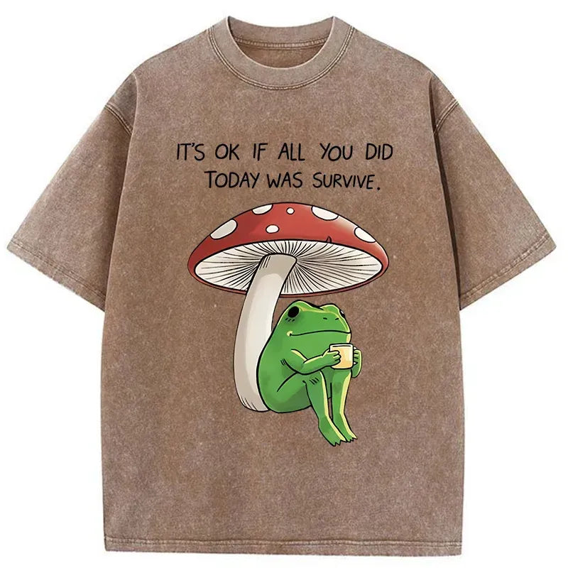japanese vintage frog tee for street style