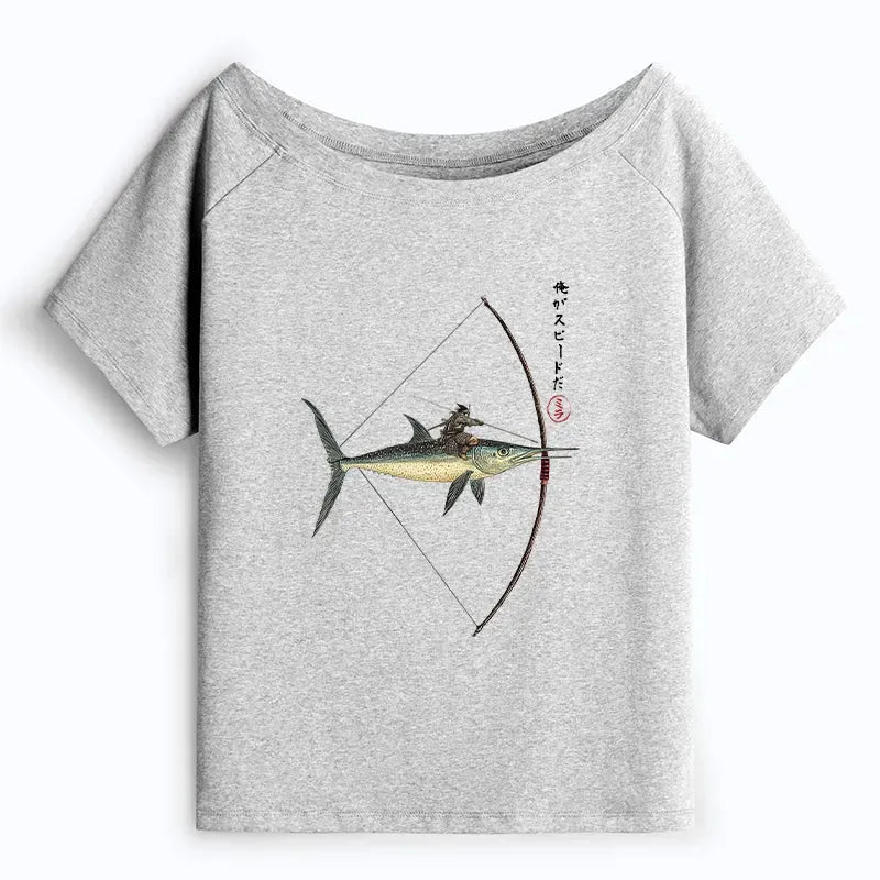 Kyoto-Lion I Am Speed Off Shoulder T-Shirt