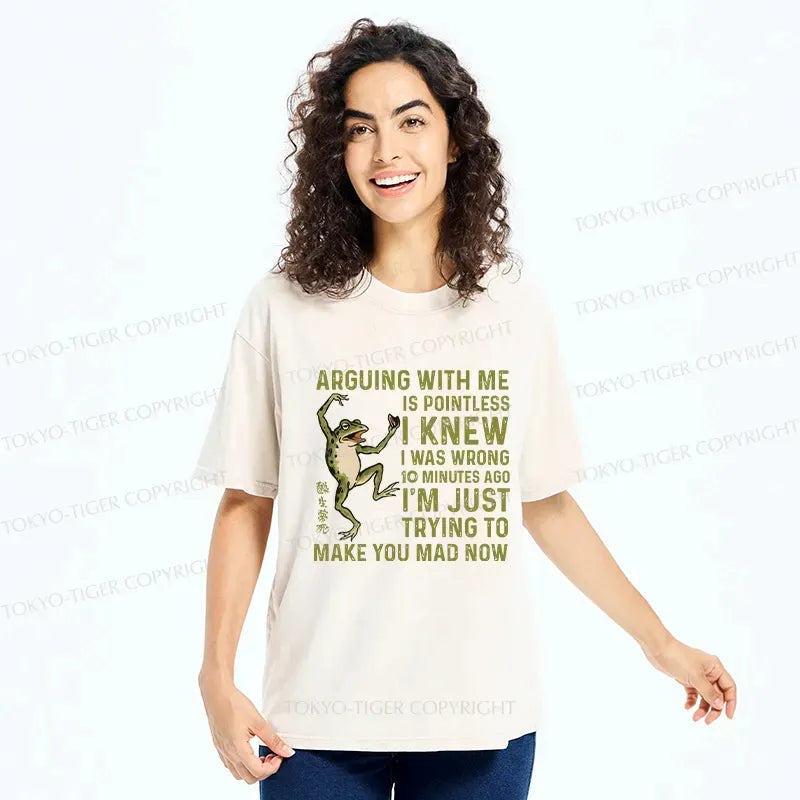 Funny Japanese Washed T-Shirt for Gift Idea