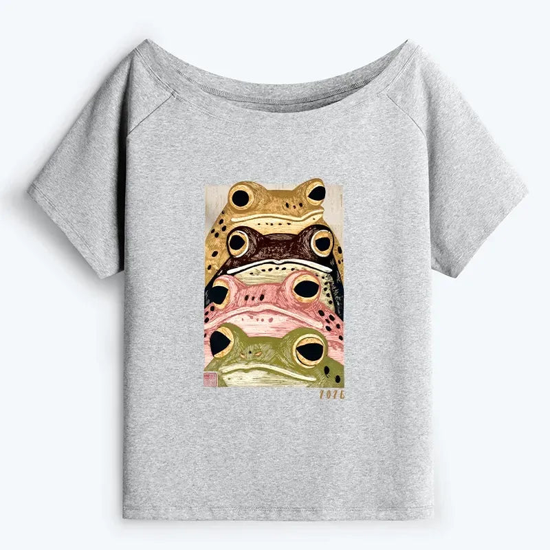 Kyoto-Lion Frog T-Shirt Trending Gift for Her