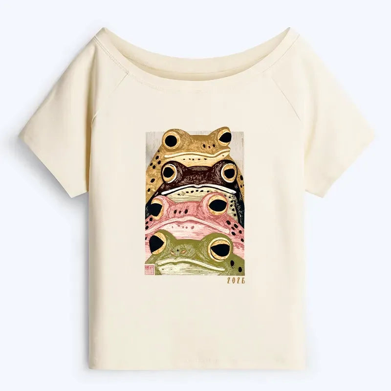 Kyoto-Lion Frog T-Shirt Trending Gift for Her