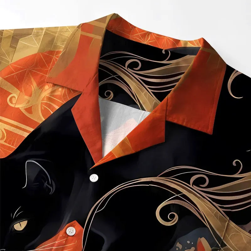Ukiyo-e Koi Wave Hawaiian Shirt for Gift for Him