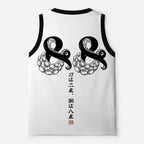 Kyoto-Lion Samurai Octopus Warrior Mesh Tank Top