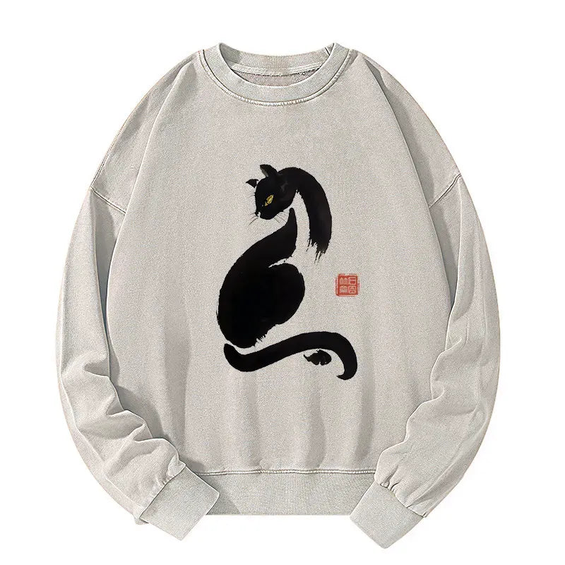 Vintage Kyoto wash sweatshirt unisex fit