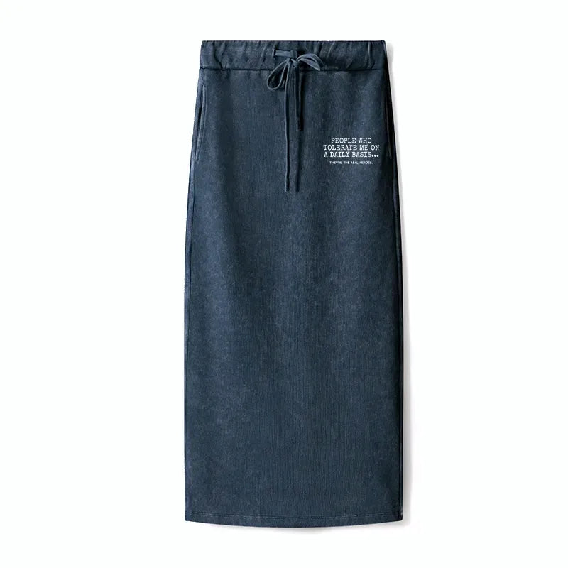 women's casual terry skirt best seller