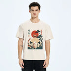 vintage ukiyo-e t-shirt for daily wear