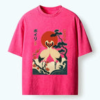 vintage ukiyo-e t-shirt for daily wear