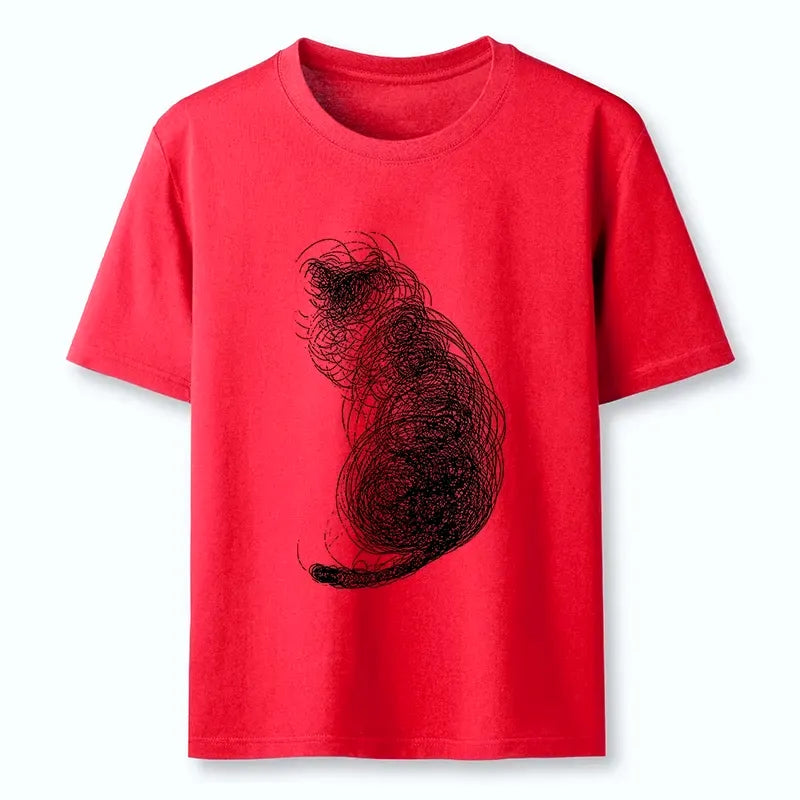 Curled Cat Classic Tee Best Seller