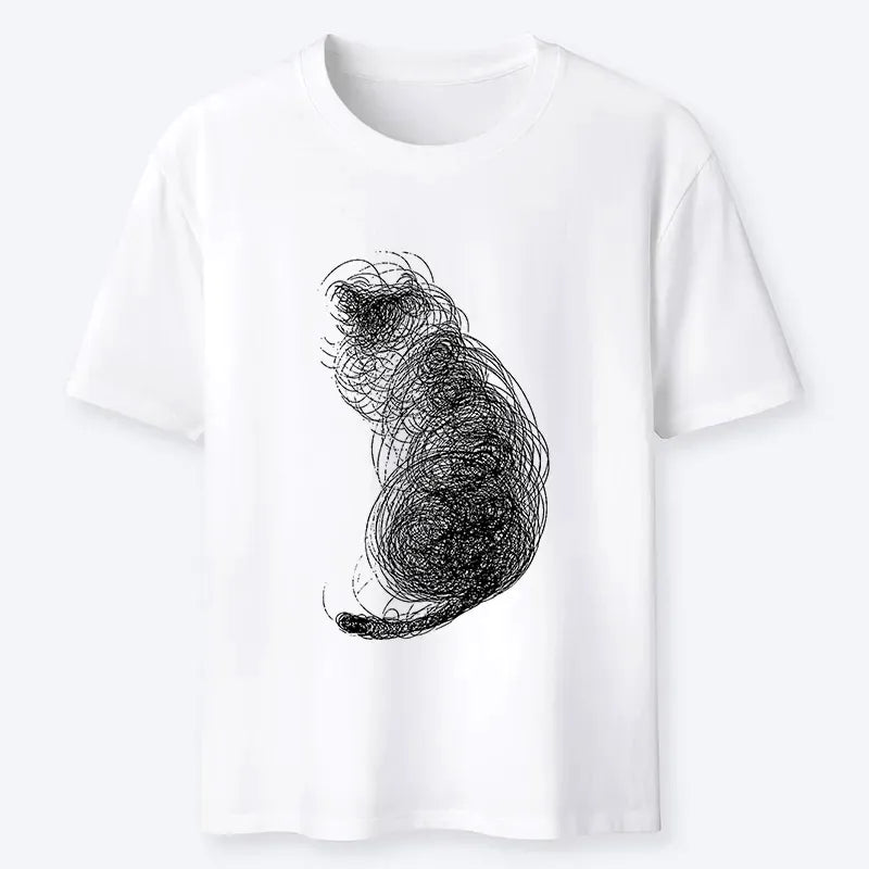 Curled Cat Classic Tee Best Seller