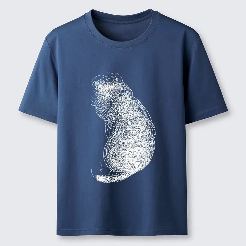 Curled Cat Classic Tee Best Seller