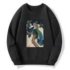 japanese peacock sweatshirt on sale