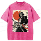 Kyoto-Lion Skeleton Japan T-Shirt for Daily Wear