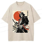 Kyoto-Lion Skeleton Japan T-Shirt for Daily Wear