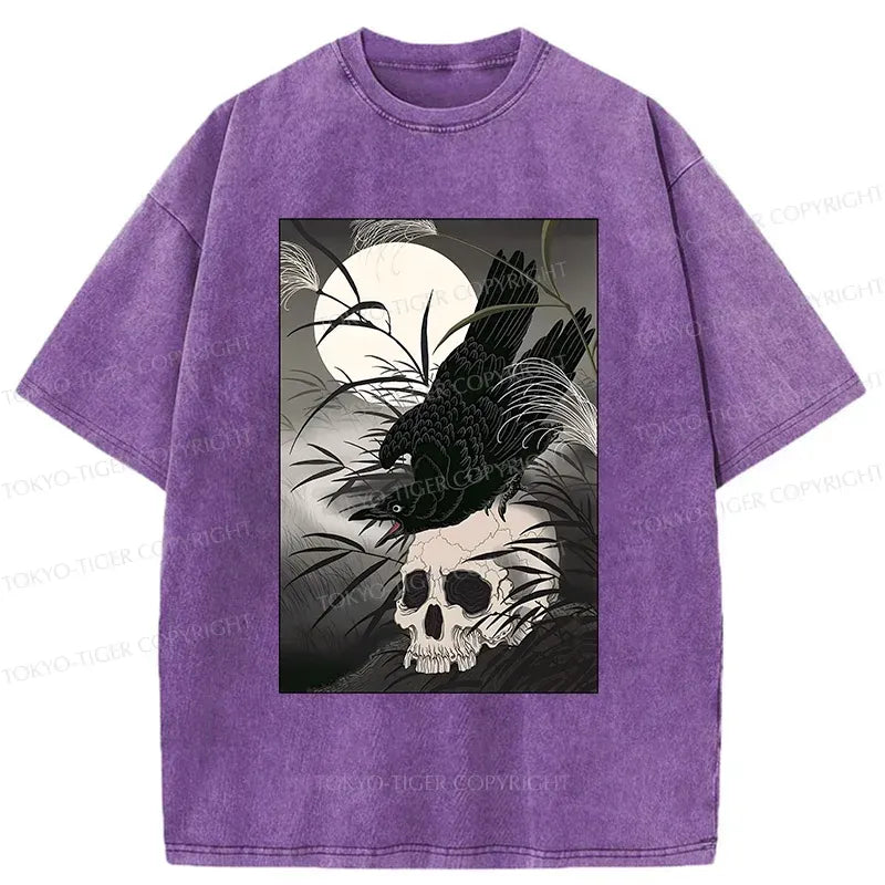 Vintage Crow T-Shirt for Summer