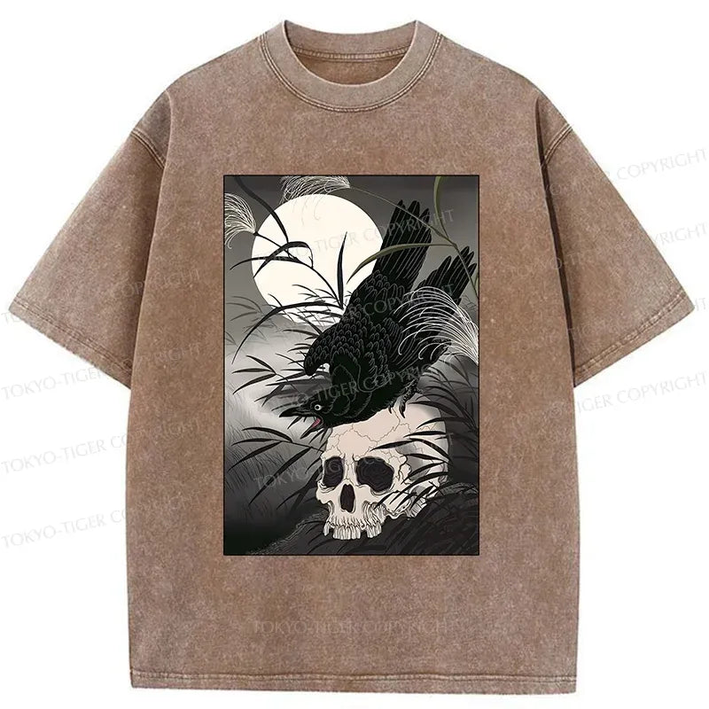 Vintage Crow T-Shirt for Summer