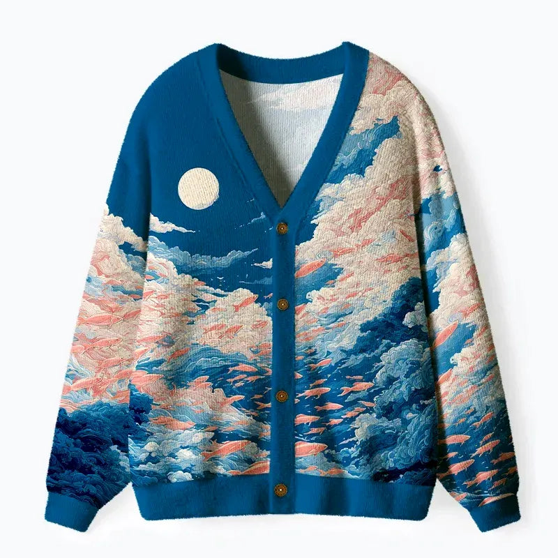 Unisex Fish Sweater for Holiday Gift