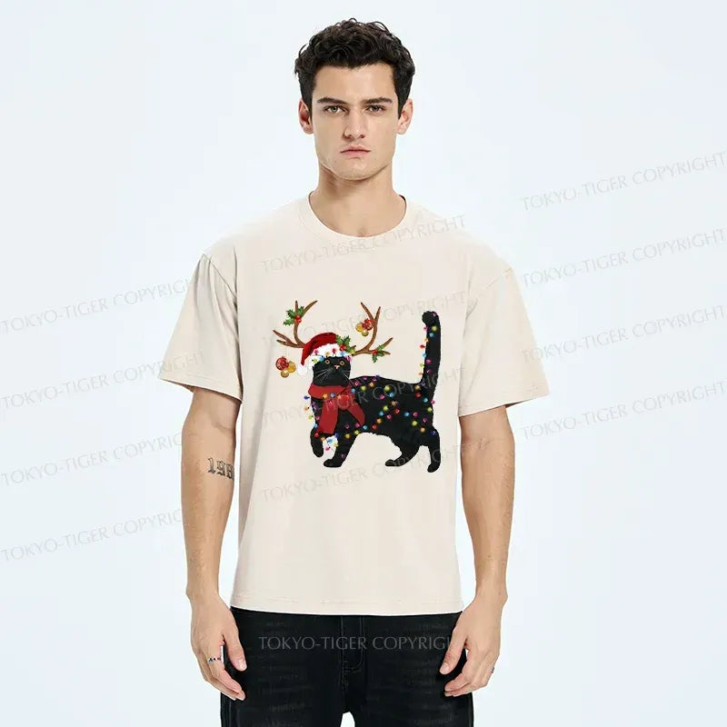 Vintage Japanese Cat Tee Gift Idea