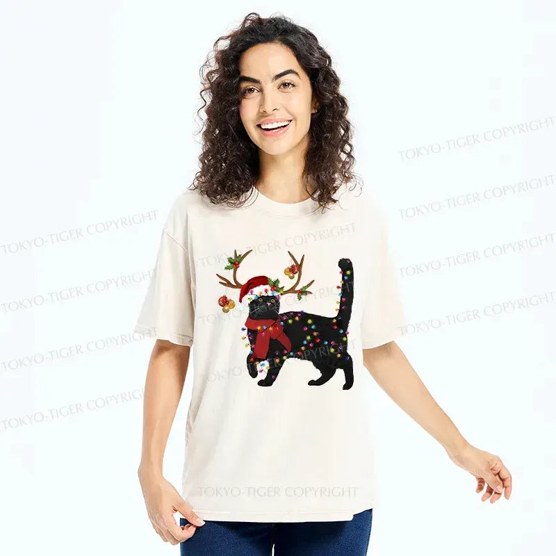 Vintage Japanese Cat Tee Gift Idea