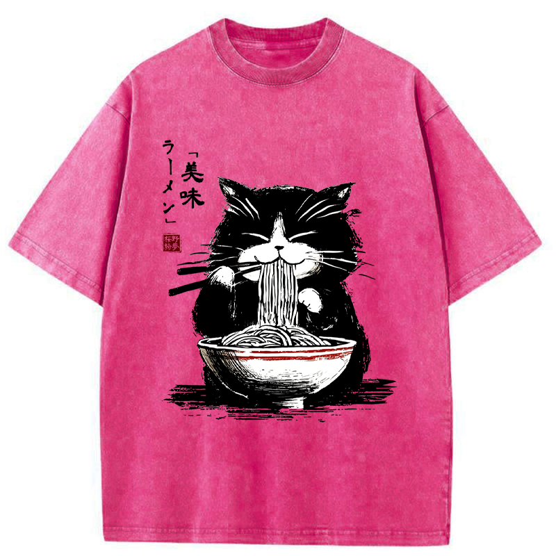 kyoto lion washed t-shirt for summer