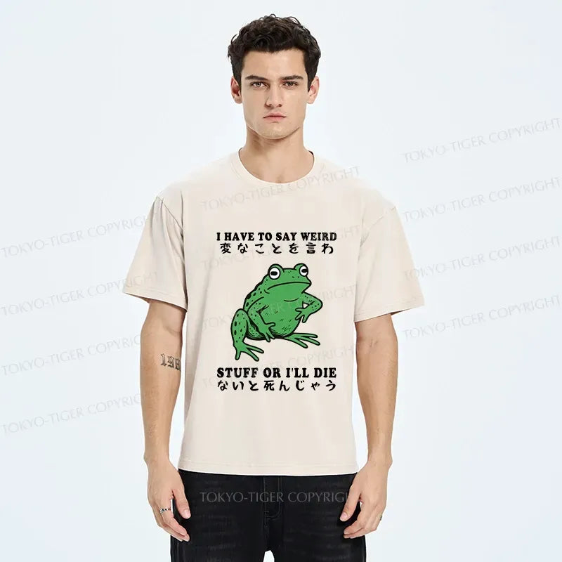funny frog t-shirt best seller for casual summer