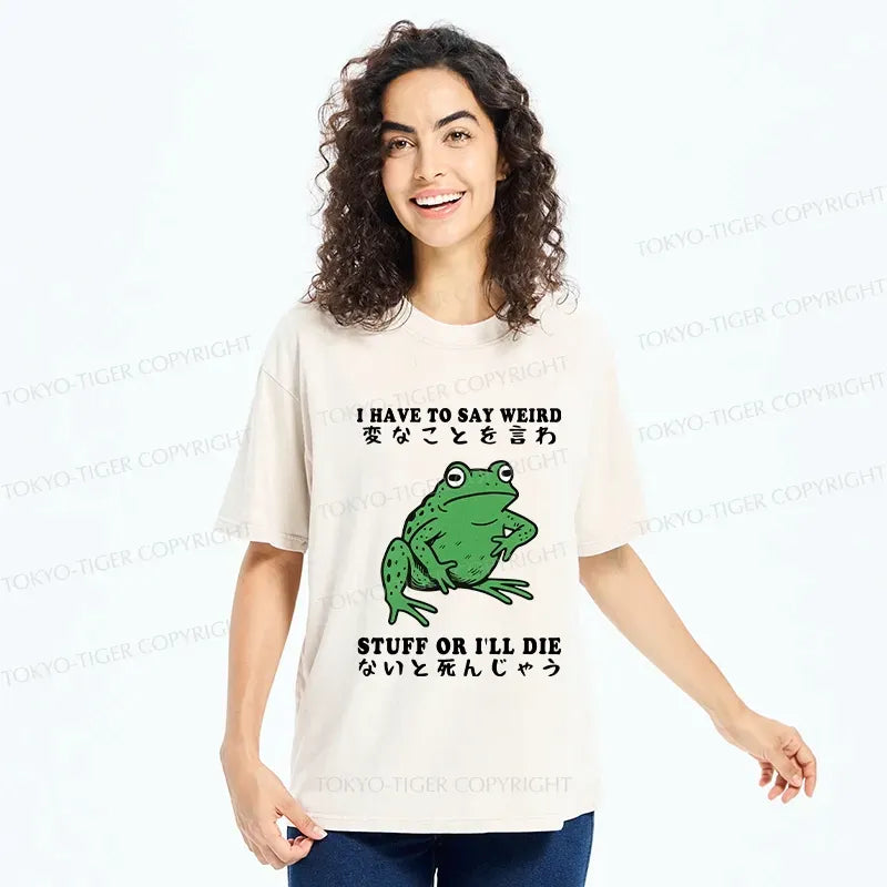 funny frog t-shirt best seller for casual summer