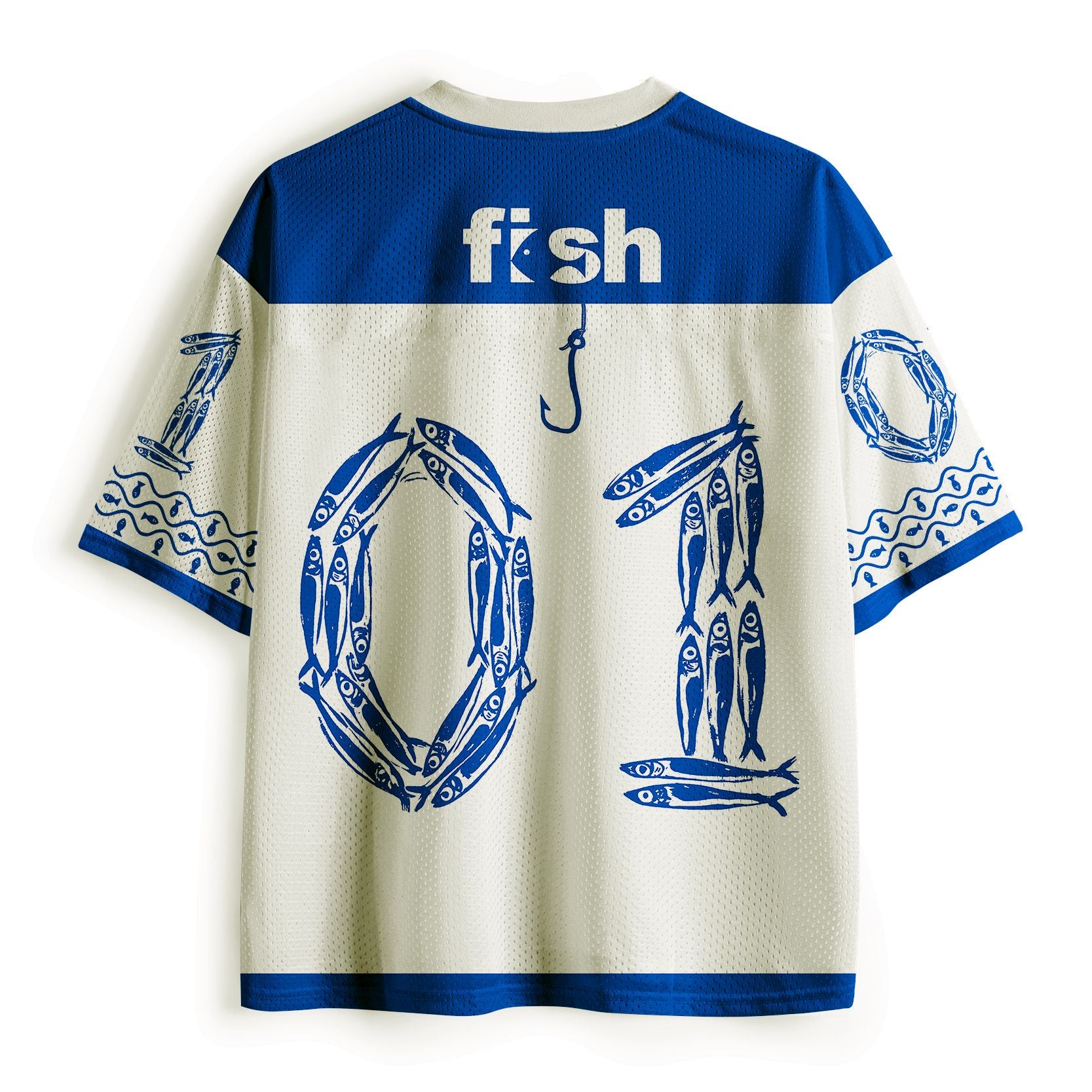 Mackerel Tomato Sauce Mesh Jersey Gift Idea