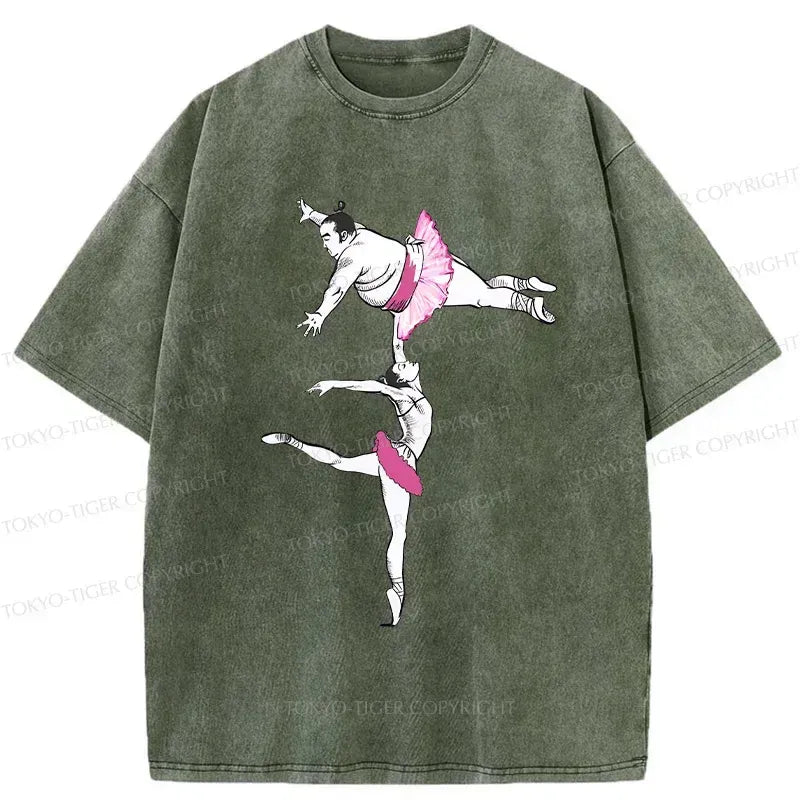 Vintage Japanese Sumo T-Shirt for Casual
