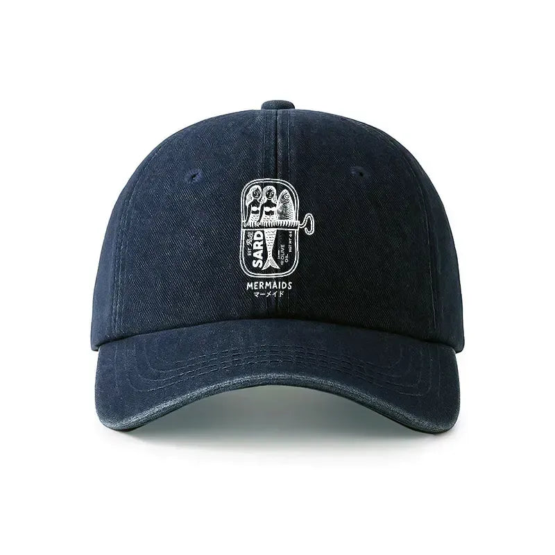 Japanese vintage denim cap for streetwear