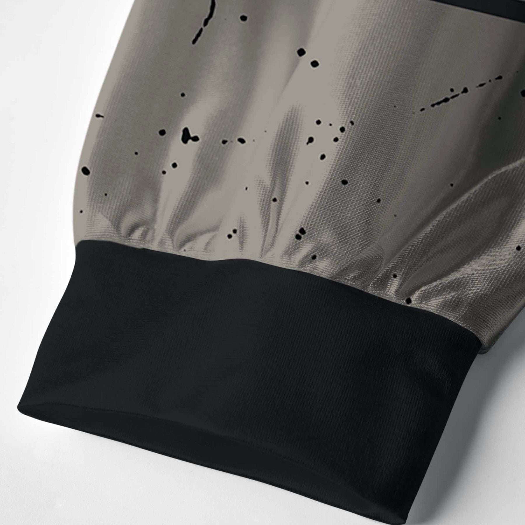 Skull Paneled Mesh Jersey for Streetwear