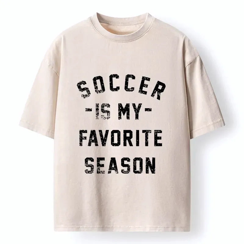 Japanese Washed T-Shirt for Sports Fans