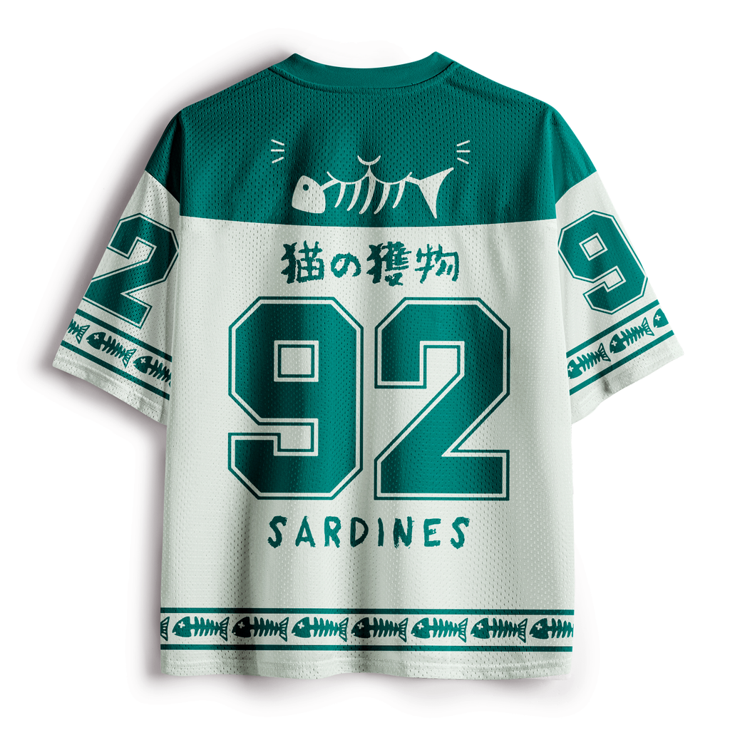 Vintage Japanese Cat Mesh Jersey