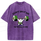 Washed Unisex Fitness T-Shirt for Daily Wear
