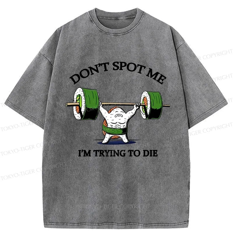 Funny Japanese Sushi Weightlifting T-Shirt
