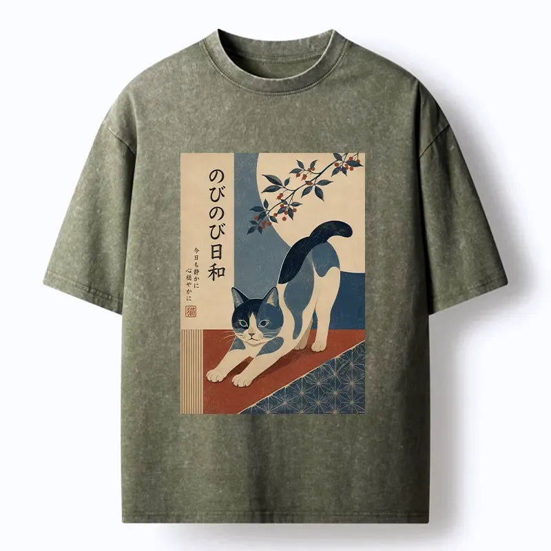 Washed Cat T-Shirt on Sale