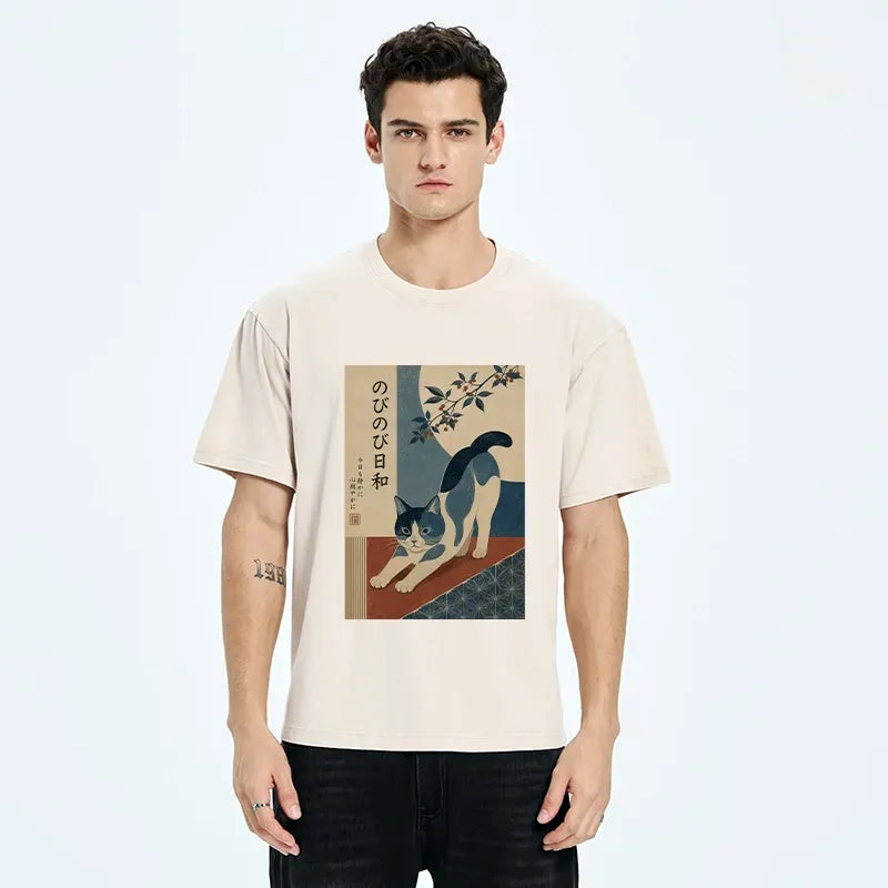 Washed Cat T-Shirt on Sale