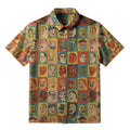 Vintage Japanese Mask Shirt for Summer