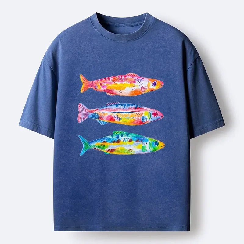 trending unisex fish t-shirt for summer