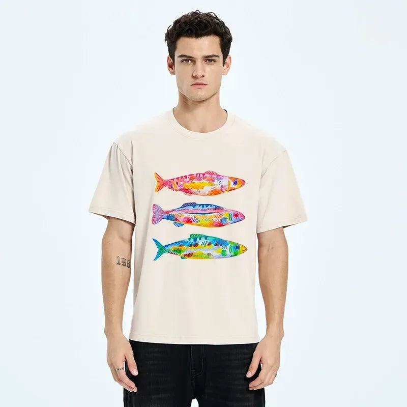 trending unisex fish t-shirt for summer