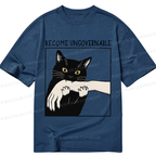 Black Cat Biting Shirt Best Seller