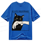 Kyoto-Lion Black Cat Biting Classic T-Shirt