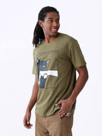 Black Cat Biting Shirt Best Seller