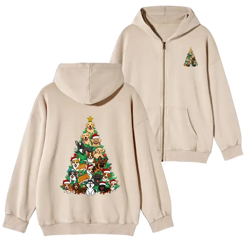 Japanese Washed Zip Hoodie for Winter