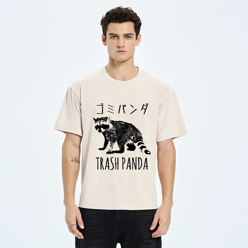 Funny Trash Panda Washed T-Shirt